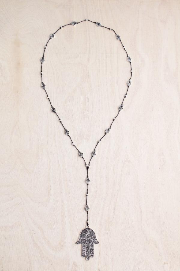Sm Hamsa Alloy Necklace | Shop Bali Queen