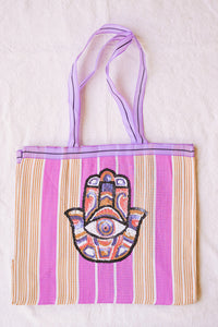 Sequin Hamsa Tote | Shop Coco Rose Boutique Beach & Resort Wear