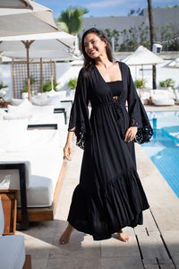 Eyelet Tie Kimono | Shop Coco Rose Boutique Beach & Resort Wear