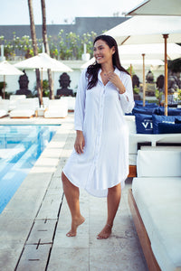 Eyelet Shirt Dress | Shop Coco Rose Boutique Beach & Resort Wear