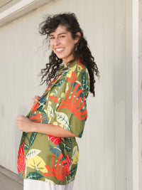 Tiki-licious Button Down Top | Shop Coco Rose Boutique Beach & Resort Wear