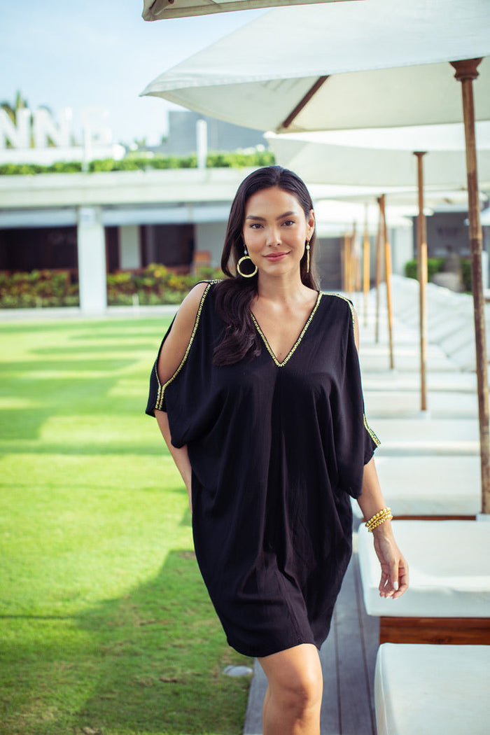 Cabo Open Shoulder Tunic | Shop Coco Rose Boutique Beach & Resort Wear