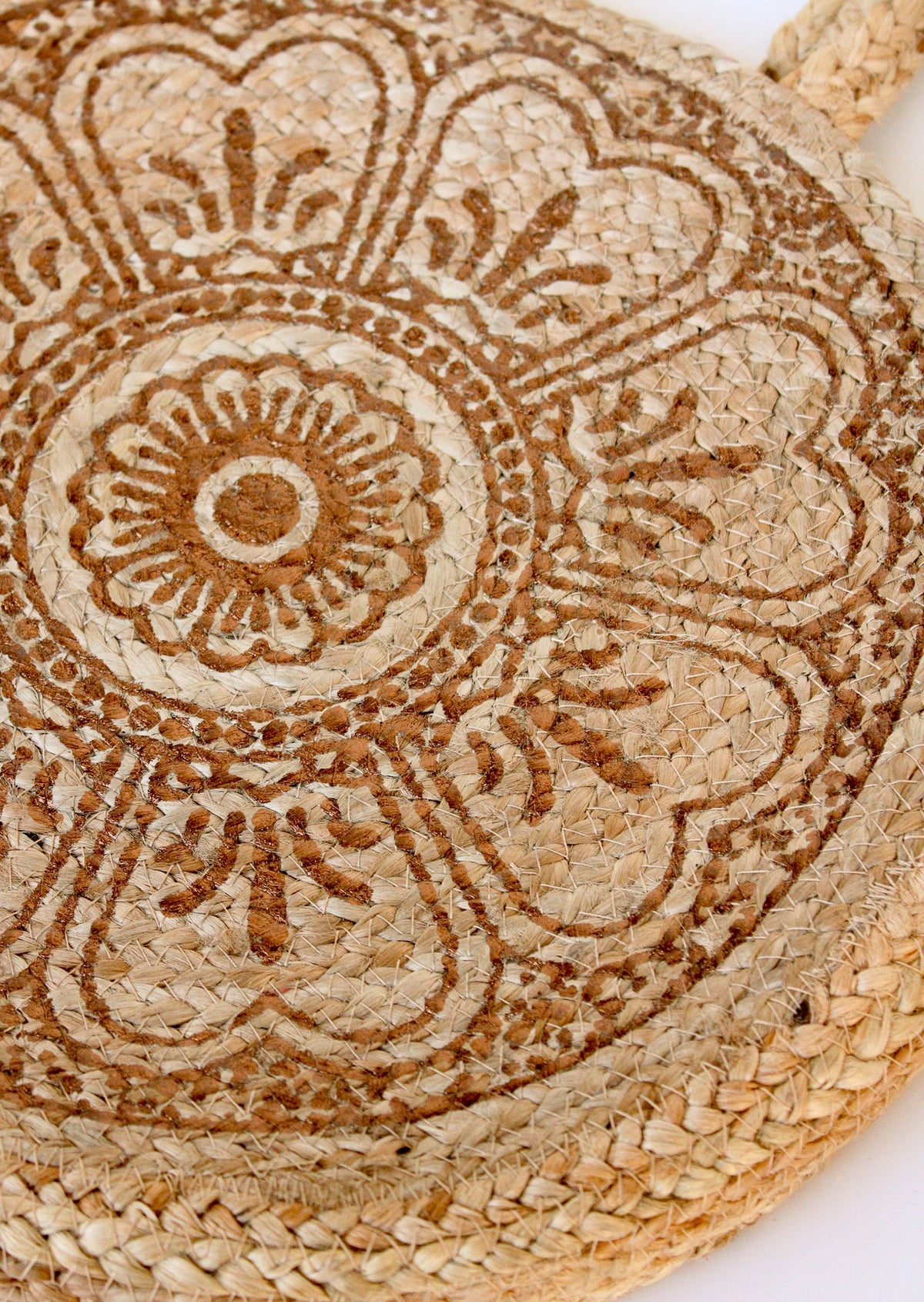 Boho Jute Flower Tote | Shop Coco Rose Boutique Beach & Resort Wear