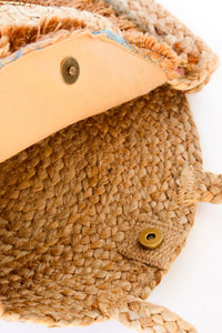 Boho Jute Flower Tote | Shop Coco Rose Boutique Beach & Resort Wear