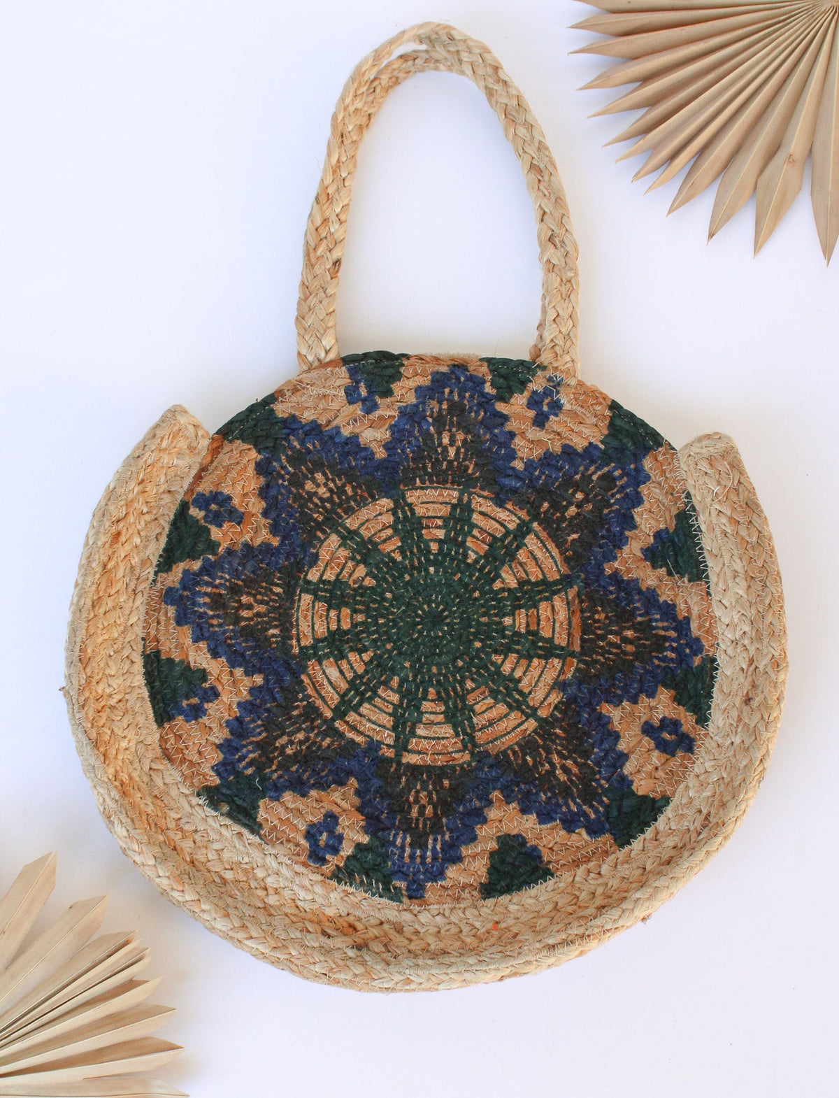 Boho Jute Flower Tote | Shop Coco Rose Boutique Beach & Resort Wear