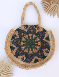 Boho Jute Flower Tote | Shop Coco Rose Boutique Beach & Resort Wear