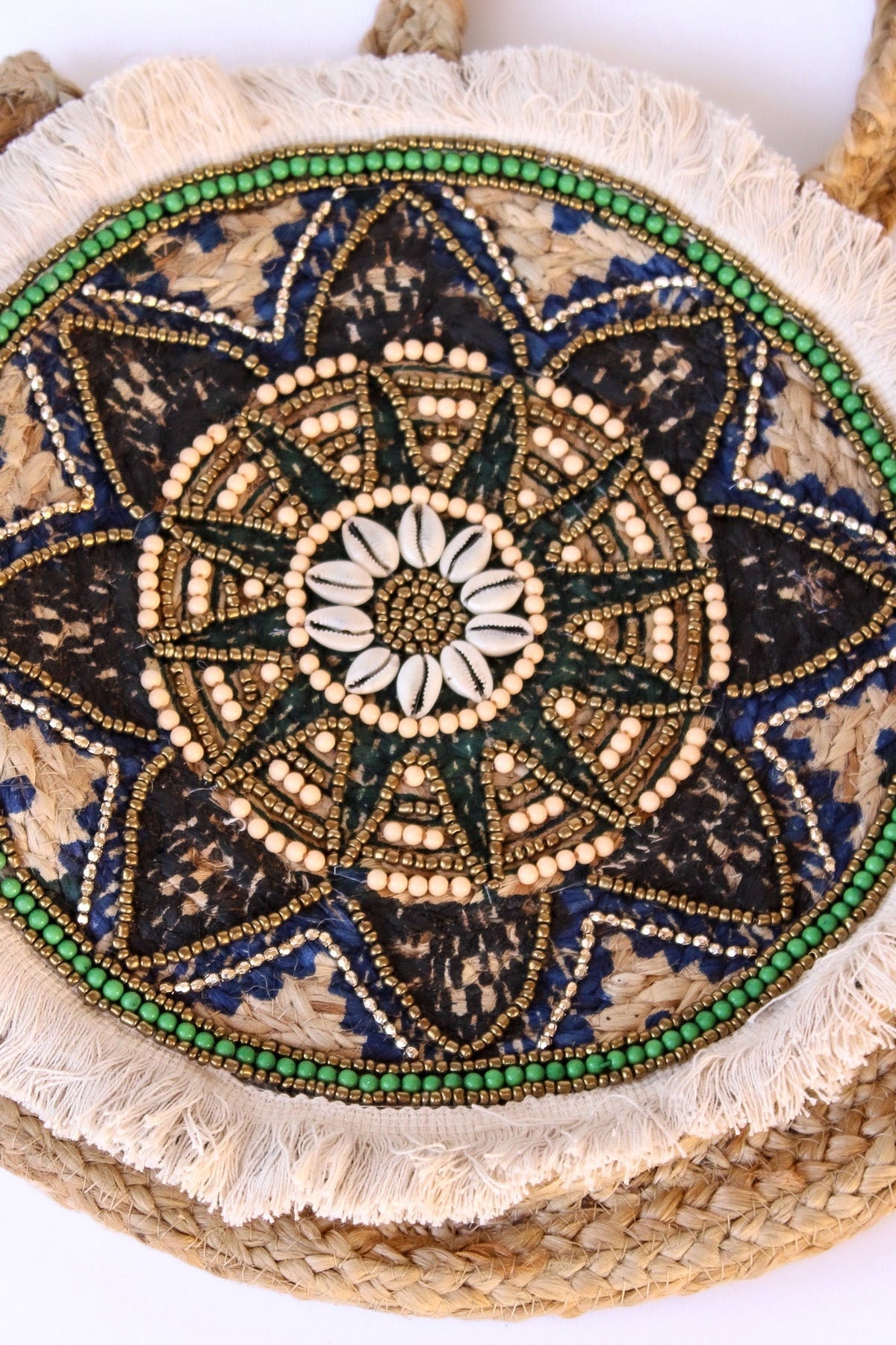 Boho Jute Flower Tote | Shop Coco Rose Boutique Beach & Resort Wear