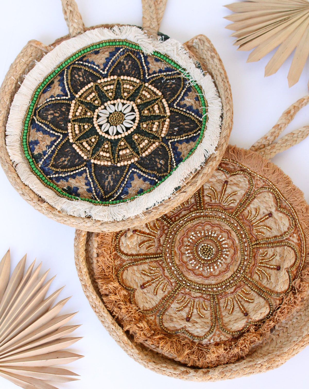 Boho Jute Flower Tote | Shop Coco Rose Boutique Beach & Resort Wear