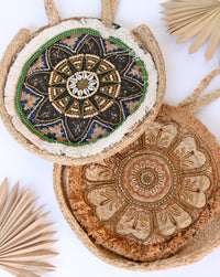 Boho Jute Flower Tote | Shop Coco Rose Boutique Beach & Resort Wear