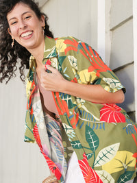Tiki-licious Button Down Top | Shop Coco Rose Boutique Beach & Resort Wear
