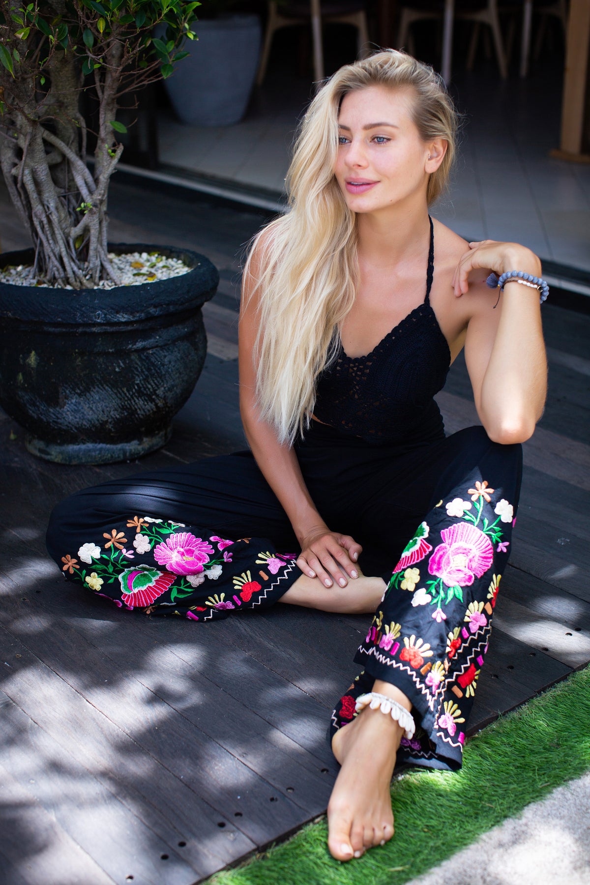 Esmeralda Wide Leg Pant | Shop Coco Rose Boutique Beach & Resort Wear