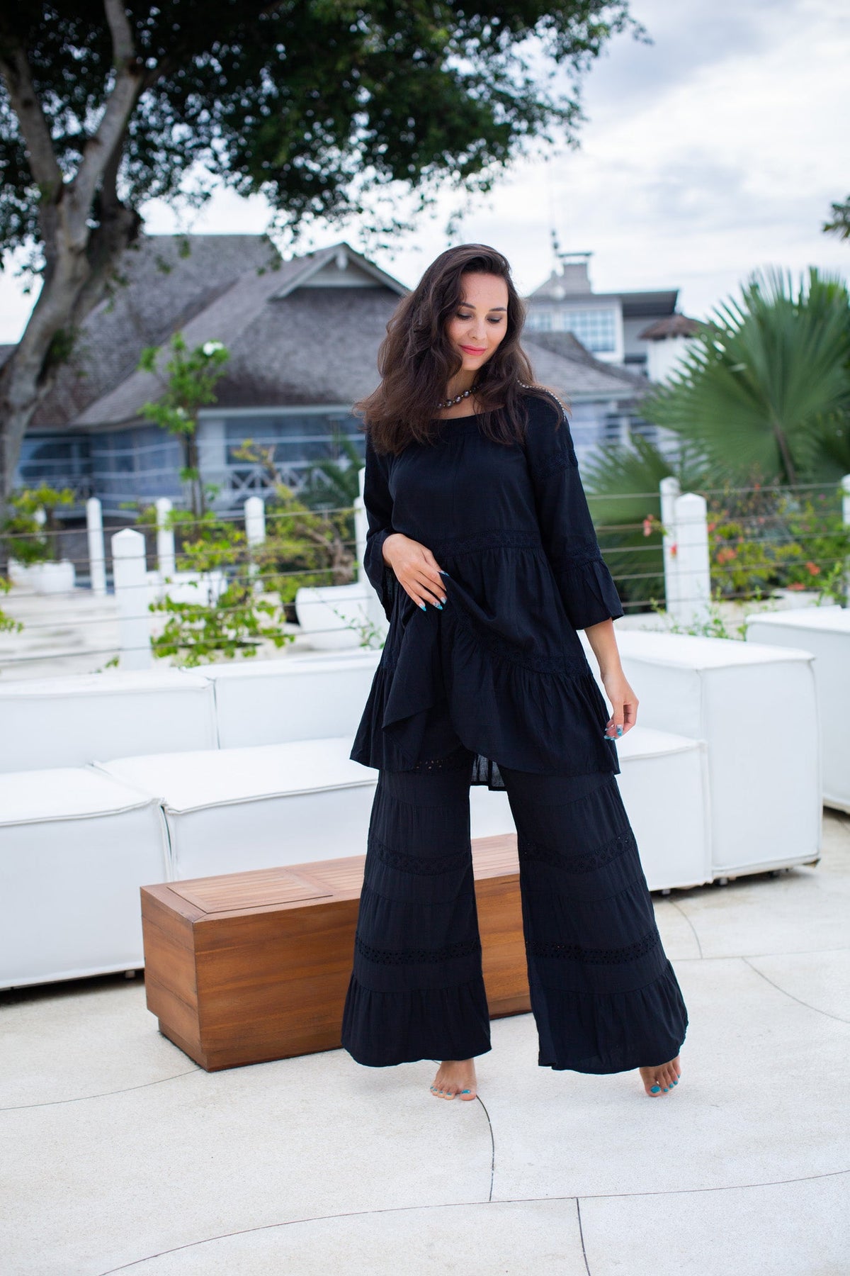 Eyelet Gypsy Top | Shop Coco Rose Boutique Beach & Resort Wear