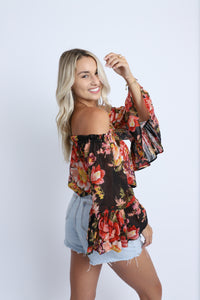 Peony Angel Top | Shop Coco Rose Boutique Beach & Resort Wear