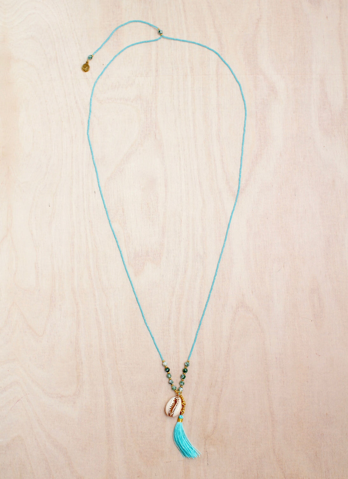 Gold Cowrie Tassel Necklace | Shop Coco Rose Boutique Beach & Resort Wear