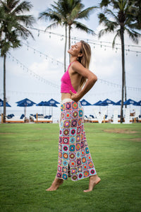 Flower Power Maxi Skirt | Shop Coco Rose Boutique Beach & Resort Wear