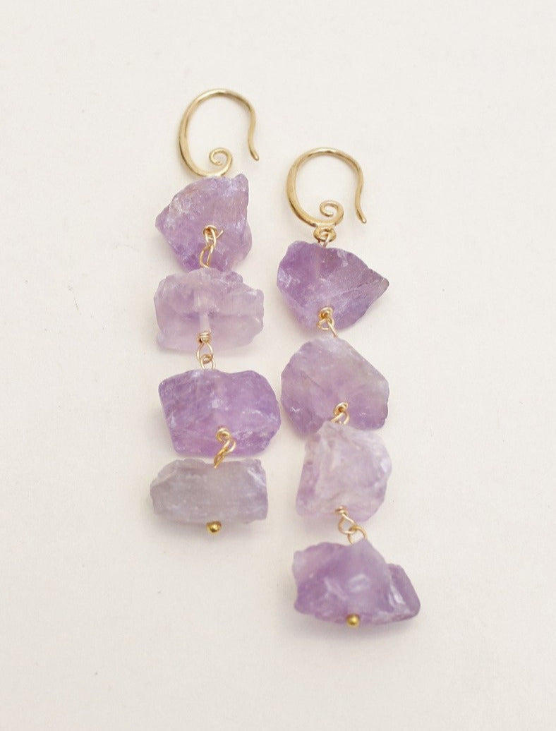 Crystal Tiered Earrings | Shop Coco Rose Boutique Beach & Resort Wear