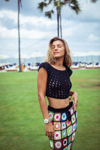 Flower Power Maxi Skirt | Shop Coco Rose Boutique Beach & Resort Wear