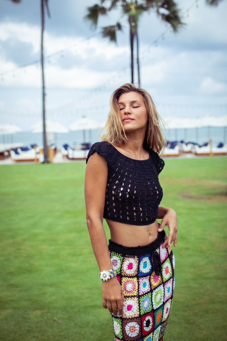 Crochet Boatneck Top | Shop Coco Rose Boutique Beach & Resort Wear