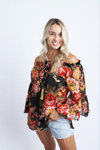Peony Angel Top | Shop Coco Rose Boutique Beach & Resort Wear