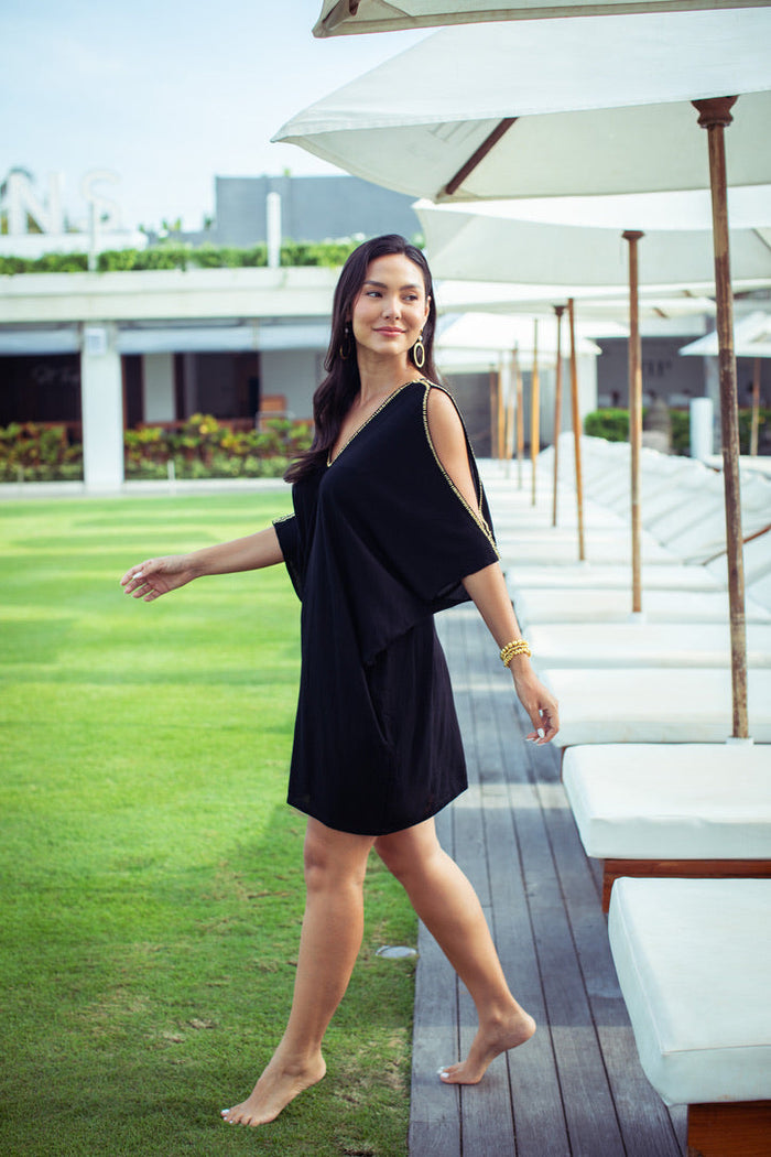 Cabo Open Shoulder Tunic | Shop Coco Rose Boutique Beach & Resort Wear