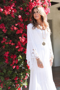 Eyelet Tie Kimono | Shop Coco Rose Boutique Beach & Resort Wear