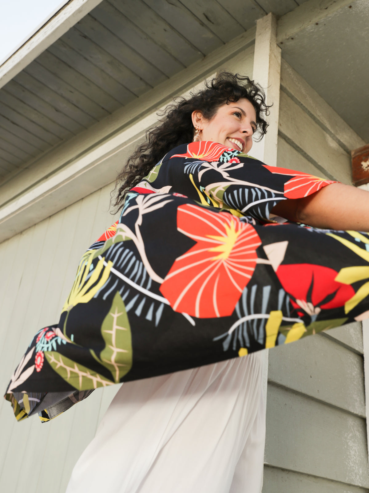 Tiki-licious Button Down Top | Shop Coco Rose Boutique Beach & Resort Wear