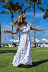 Eyelet Belle Maxi | Shop Coco Rose Boutique Beach & Resort Wear