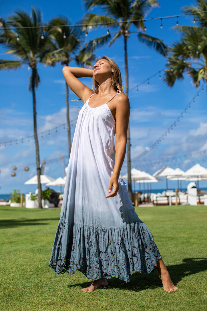 Eyelet Ombre Maxi | Shop Coco Rose Boutique Beach & Resort Wear