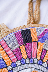 Evil Eye Jute Bag | Shop Coco Rose Boutique Beach & Resort Wear