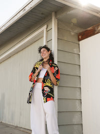 Tiki-licious Button Down Top | Shop Coco Rose Boutique Beach & Resort Wear