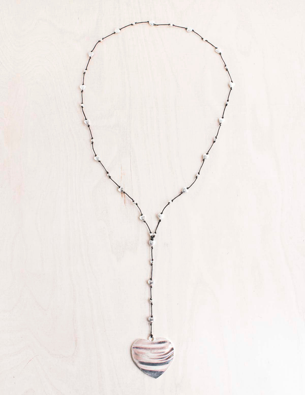Hammered Heart Alloy Necklace | Shop Coco Rose Boutique Beach & Resort Wear
