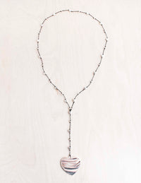 Hammered Heart Alloy Necklace | Shop Coco Rose Boutique Beach & Resort Wear