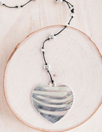Hammered Heart Alloy Necklace | Shop Coco Rose Boutique Beach & Resort Wear