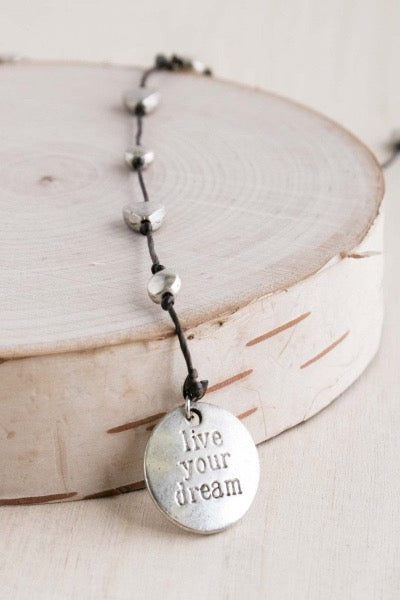 Live Your Dream Alloy Necklace | Shop Coco Rose Boutique Beach & Resort Wear