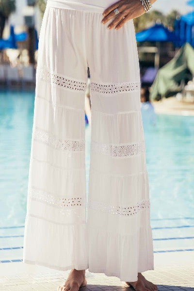 Eyelet Gypsy Pant | Shop Coco Rose Boutique Beach & Resort Wear