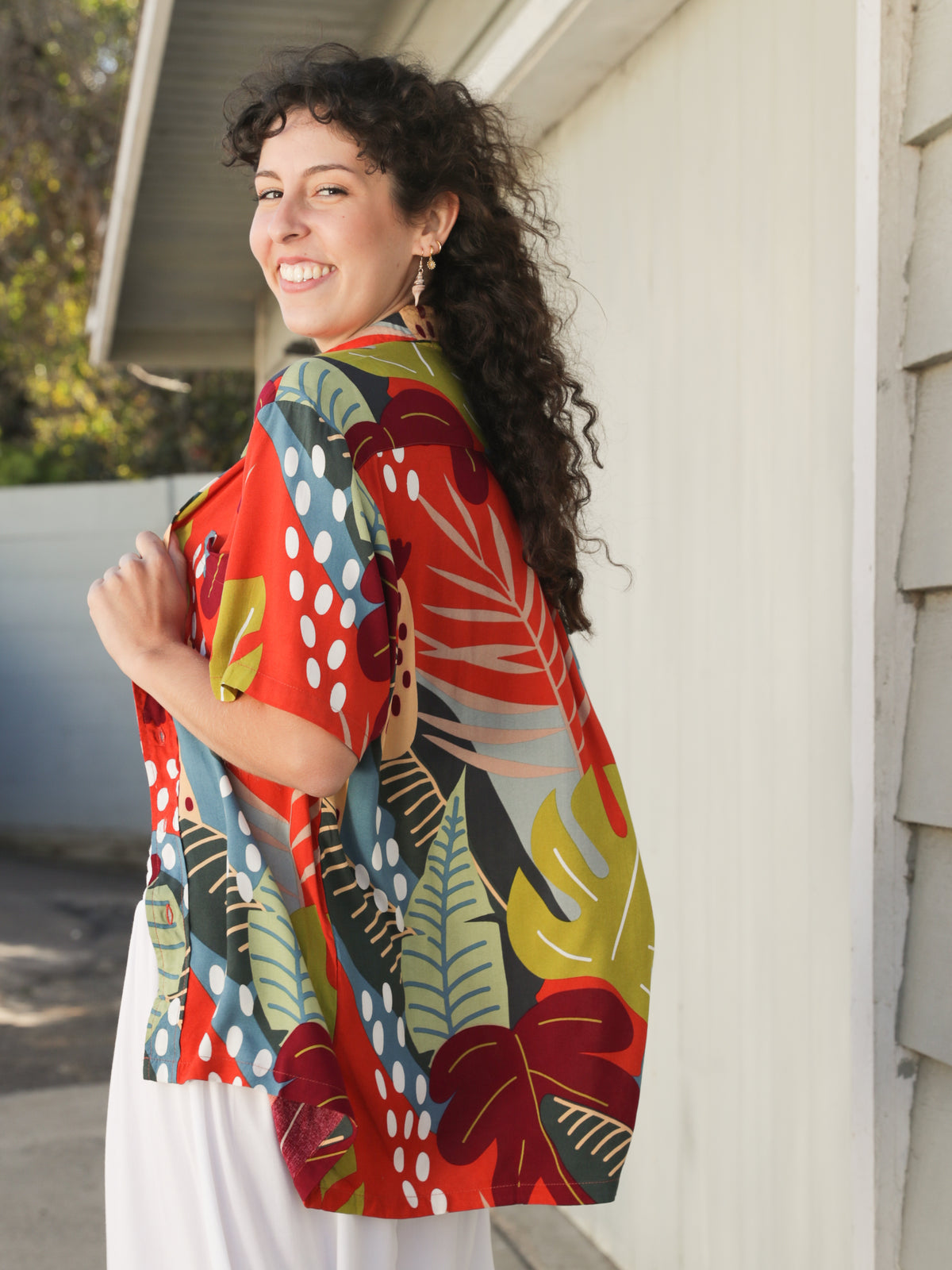 Tiki-licious Button Down Top | Shop Coco Rose Boutique Beach & Resort Wear