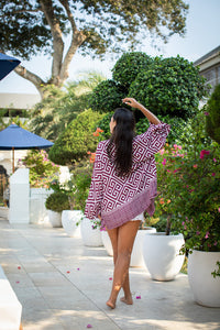 Tribal Tides Short Kimono | Shop Coco Rose Boutique Beach & Resort Wear