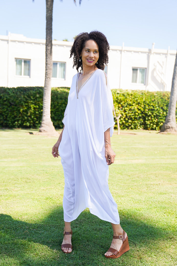flowy caftan dress Small Teal Kaftan Dress - Petite Women's Fashion