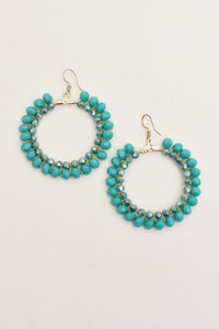 Crystal Hoop Earring | Shop Coco Rose Boutique Beach & Resort Wear