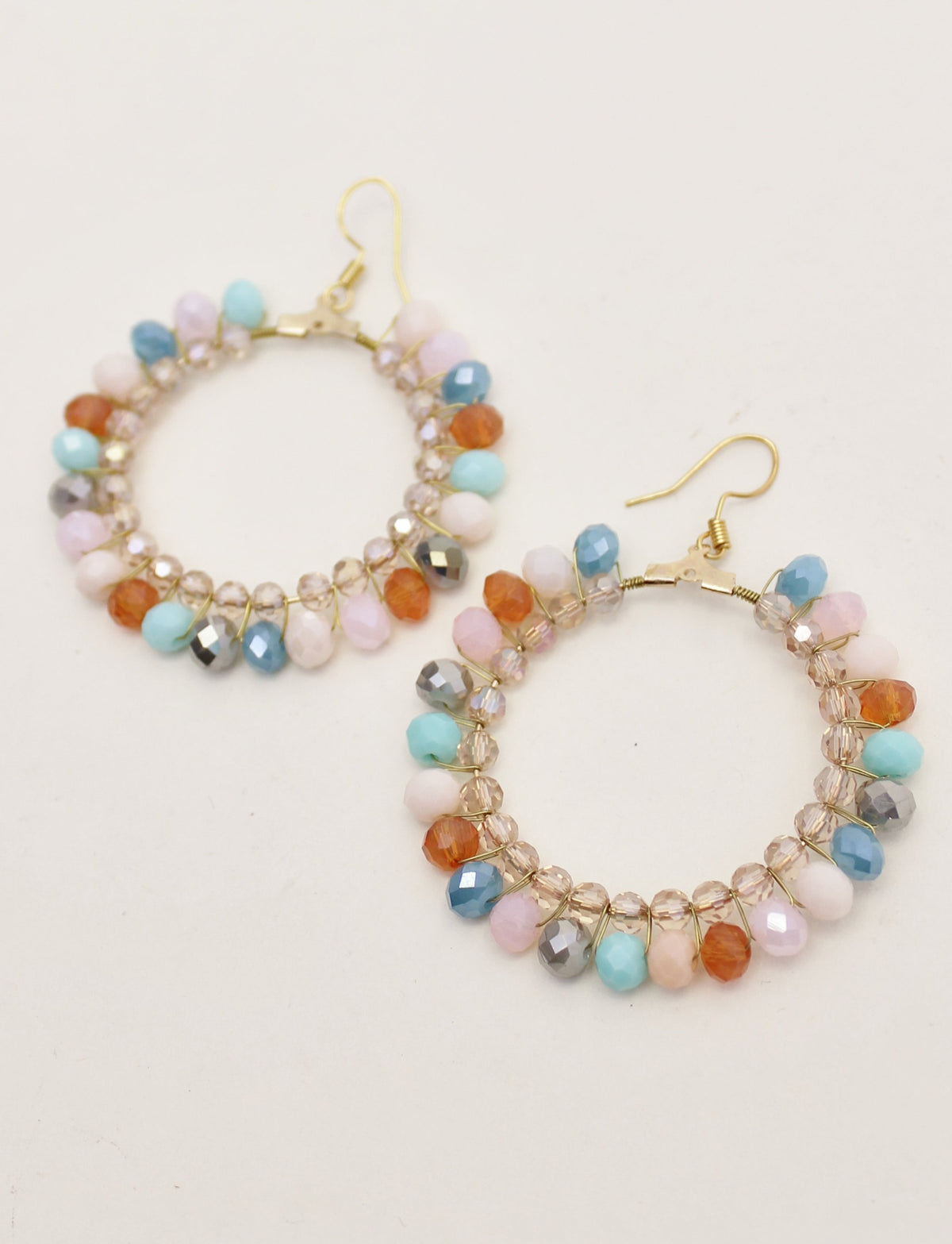 Crystal Hoop Earring | Shop Coco Rose Boutique Beach & Resort Wear