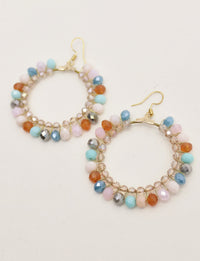 Crystal Hoop Earring | Shop Coco Rose Boutique Beach & Resort Wear