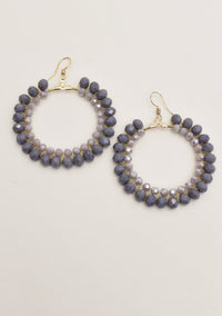 Crystal Hoop Earring | Shop Coco Rose Boutique Beach & Resort Wear