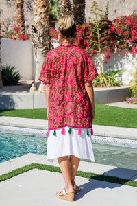 Boho Blossom Midi Kimono | Shop Coco Rose Boutique Beach & Resort Wear