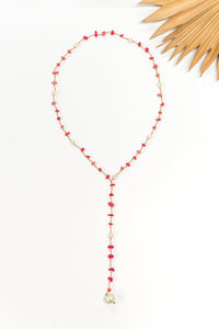 Sedona Stone & Pearl Necklace | Shop Bali Queen