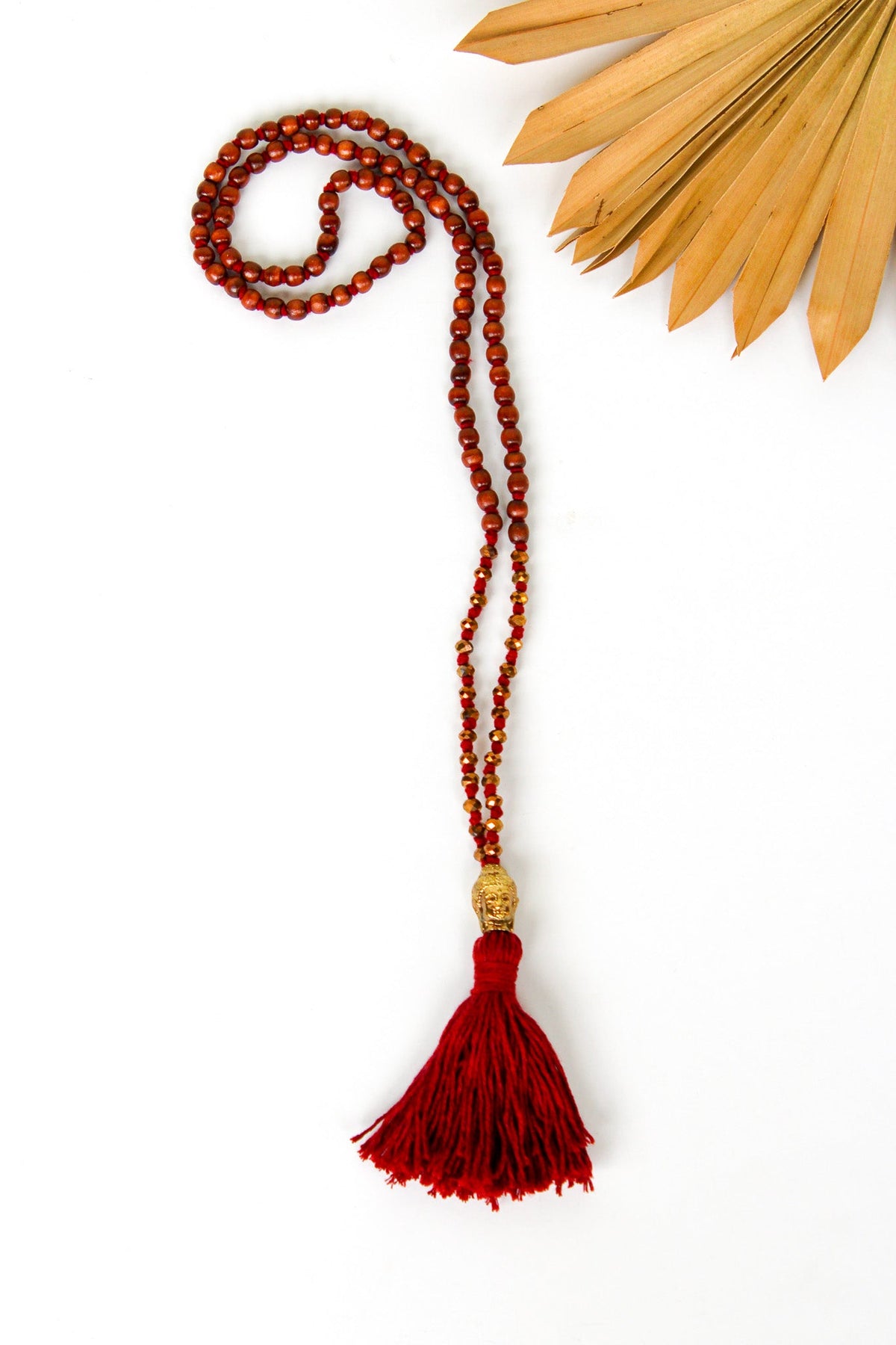 Cotton Buddha Tassel Necklace | Shop Bali Queen