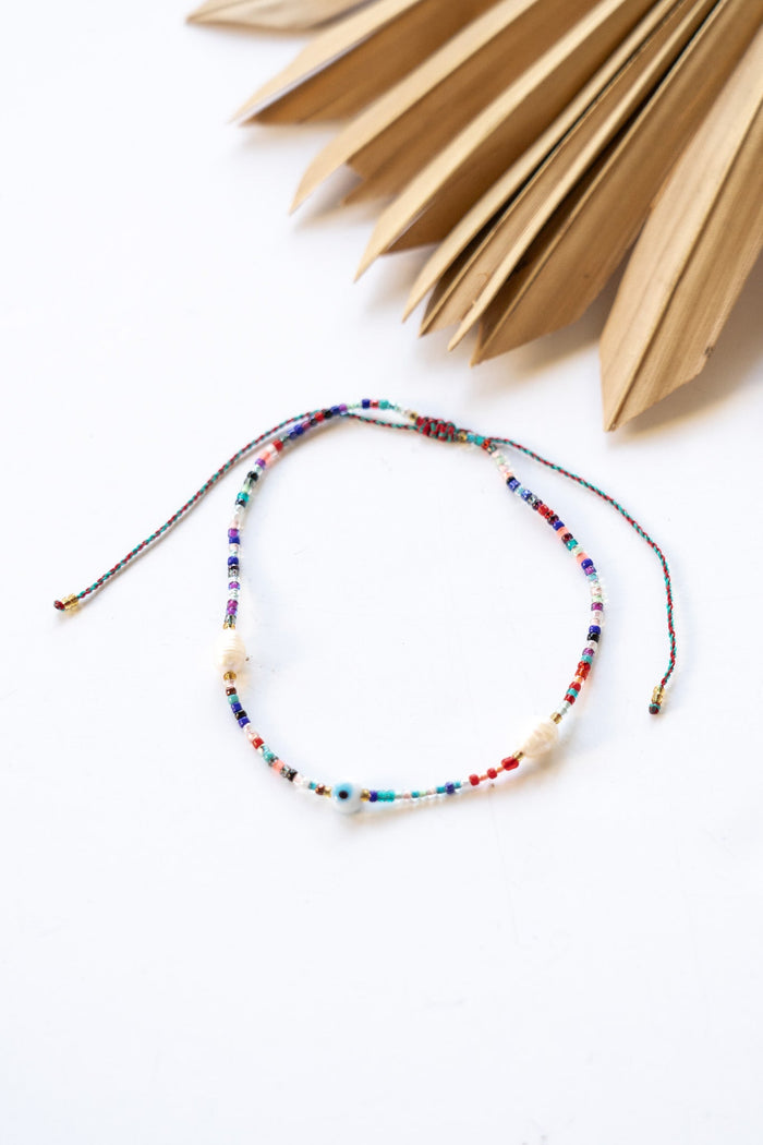 Rainbow Evil Eye Bracelet | Shop Coco Rose Boutique Beach & Resort Wear