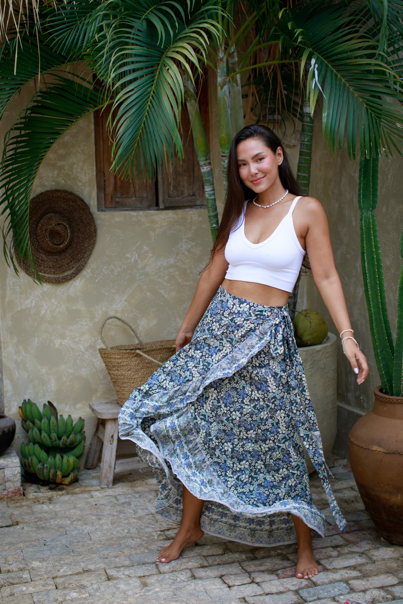 Beach wrap skirt and top hotsell