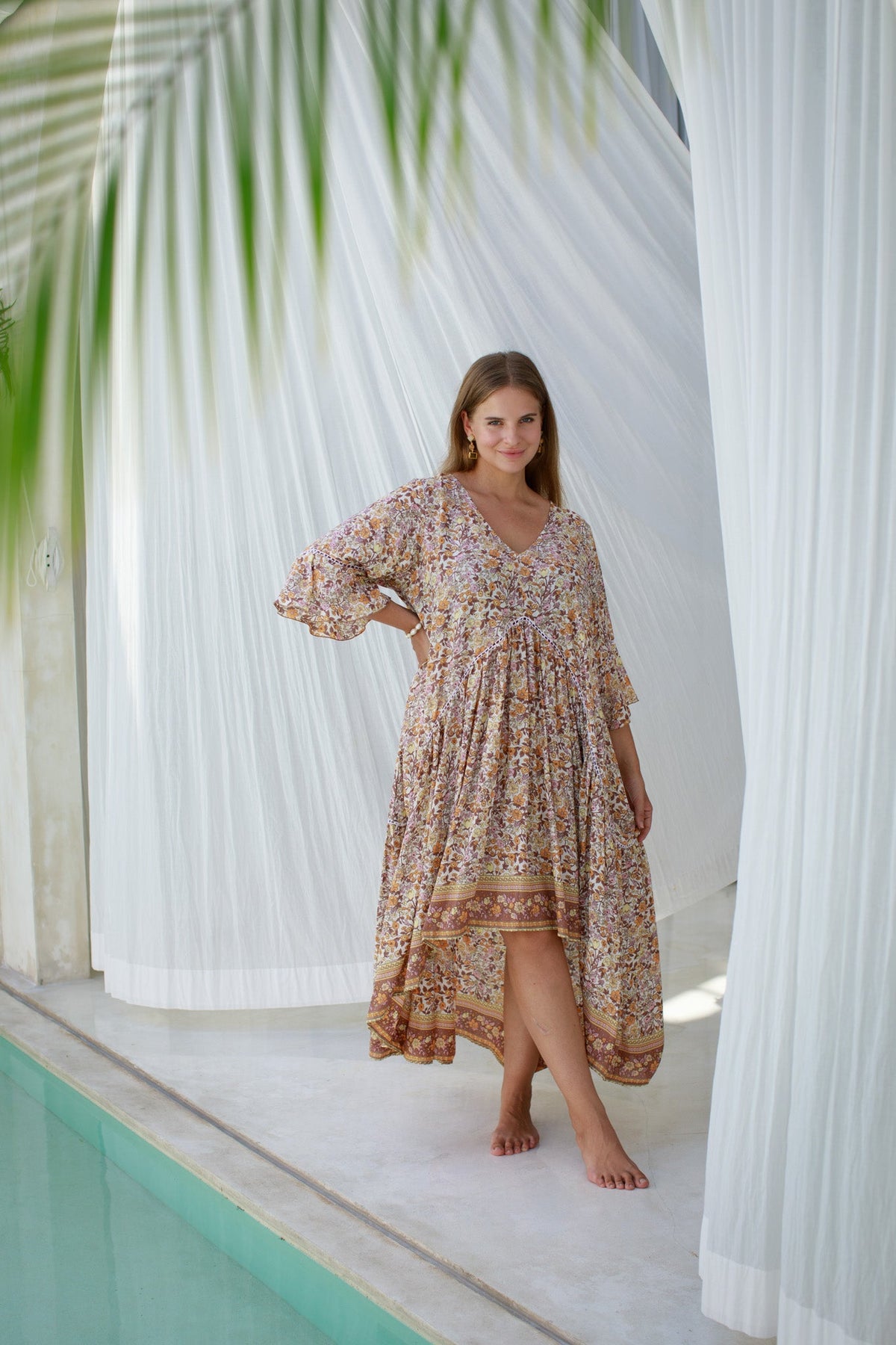 Hannah Boho High Low | Shop Coco Rose Boutique Beach & Resort Wear