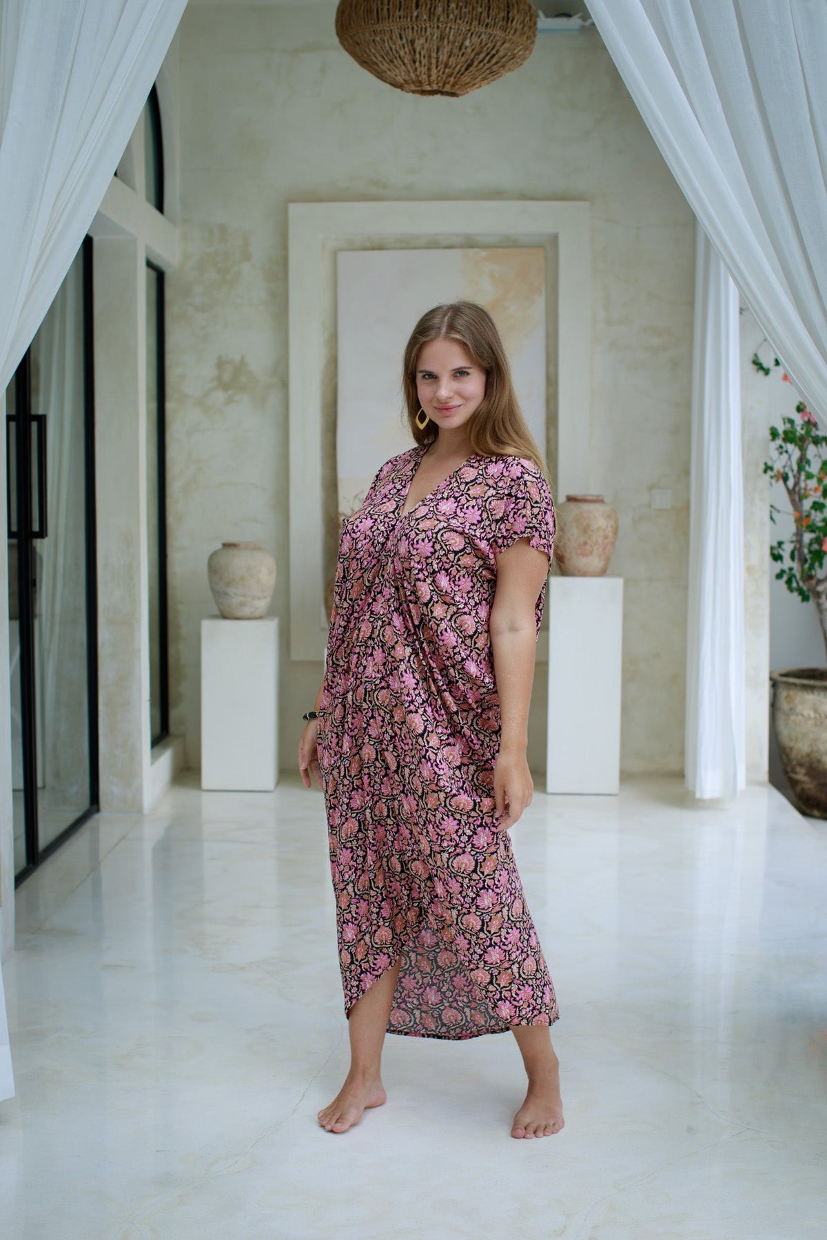 Talavera Long Caftan | Shop Coco Rose Boutique Beach & Resort Wear