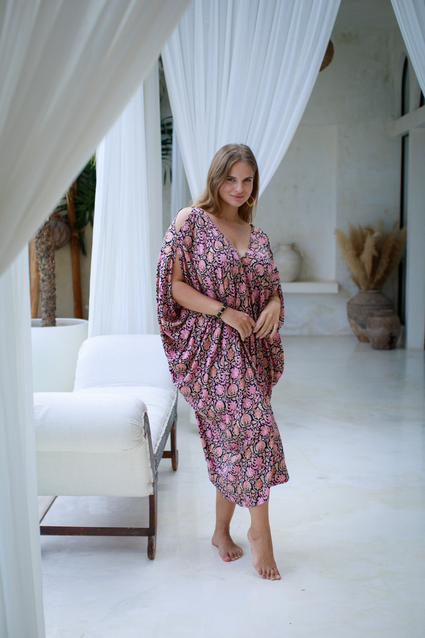 Talavera Open Shoulder Caftan